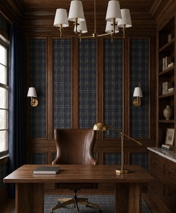 Executive Home Office Paneling
