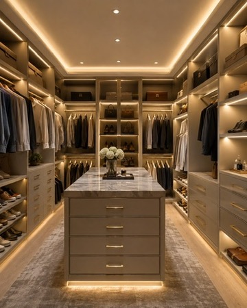 Luxury Walk-In with Center Island